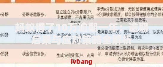 蚂蚁借了10万逾期一年：逾期后果与应对策略全解析