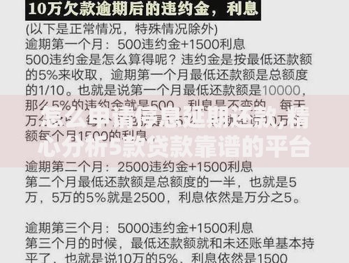 怎么申请停息延期还款,精心分析5款贷款靠谱的平台