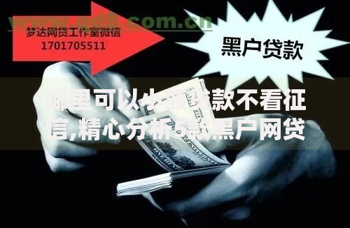 哪里可以小额贷款不看征信,精心分析5款黑户网贷黑名单需要2万能借款平台