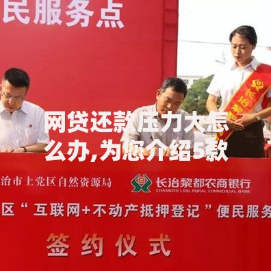 网贷还款压力大怎么办,为您介绍5款无抵押贷款平台