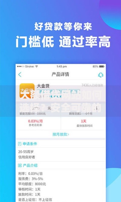 大额借贷网站如何选择?安全可靠的大额贷款平台推荐 大额借贷网站如何选择?安全可靠的大额贷款平台推荐