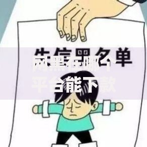 网黑在哪个平台能下款,精心分析5款工资贷款平台