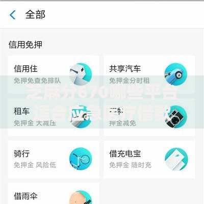 芝麻分670哪些平台适合应急医疗借款？合规渠道解析