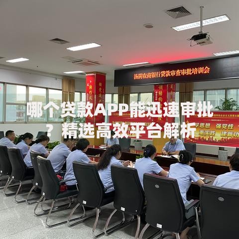 哪个贷款APP能迅速审批？精选高效平台解析