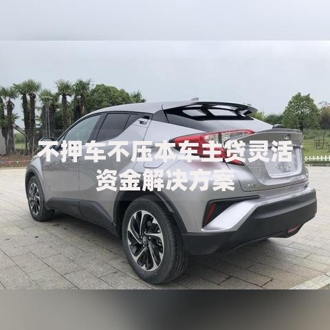 不押车不压本车主贷灵活资金解决方案