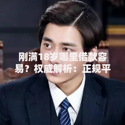 刚满18岁哪里借款容易？权威解析：正规平台推荐及申请技巧