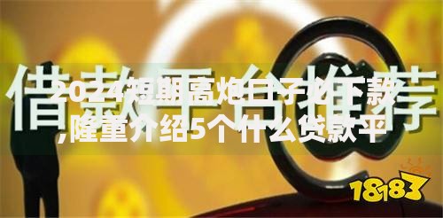 2024短期高炮口子必下款,隆重介绍5个什么贷款平台不查征信