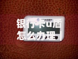 银行卡u盾怎么办理｜超详细步骤+避坑指南看这篇就够了