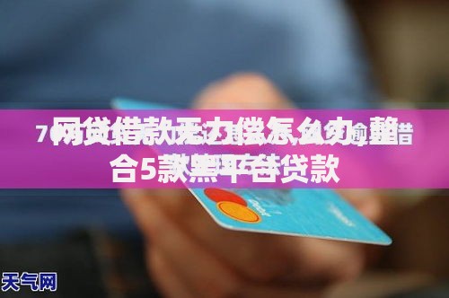 网贷借款无力偿怎么办,整合5款黑平台贷款