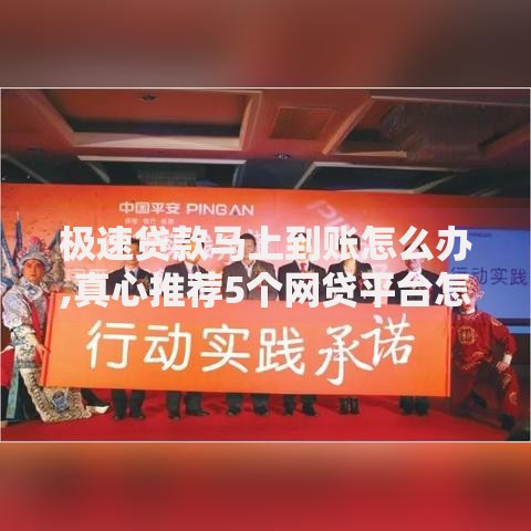极速贷款马上到账怎么办,真心推荐5个网贷平台怎么投诉