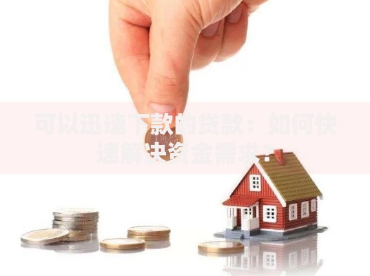 可以迅速下款的贷款：如何快速解决资金需求？