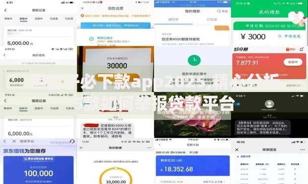 黑口子必下款app2025,精心分析5款如何举报贷款平台