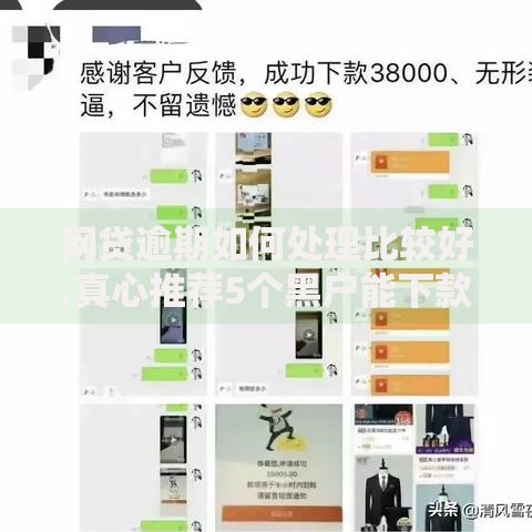 网贷逾期如何处理比较好,真心推荐5个黑户能下款的口子