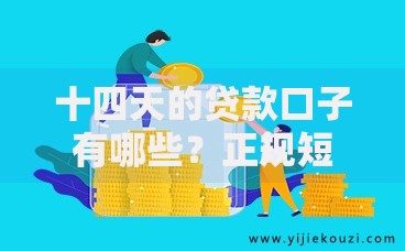 十四天的贷款口子有哪些？正规短期借款渠道解析