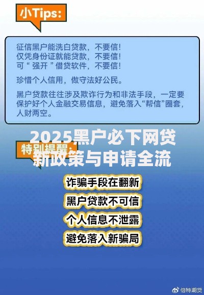 2025黑户必下网贷新政策与申请全流程深度解析