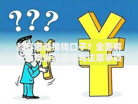 都有哪些撸钱口子？全面解析正规借款渠道与注意事项