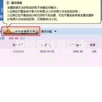 税控盘抄报税全流程详解：从操作步骤到常见问题解决