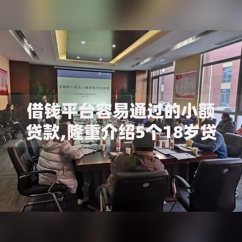 借钱平台容易通过的小额贷款,隆重介绍5个18岁贷款平台