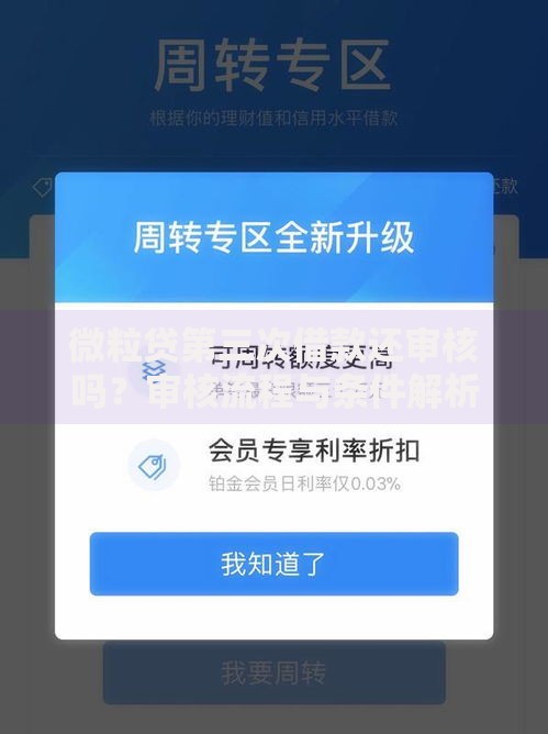 微粒贷第三次借款还审核吗？审核流程与条件解析