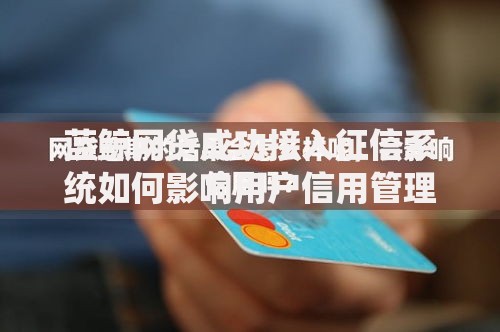 蓝鲸网贷成功接入征信系统如何影响用户信用管理？
