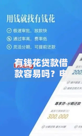 有钱花贷款借款容易吗？申请条件、利率、风险全解析