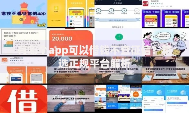 有哪个app可以借钱不查征信？精选正规平台解析