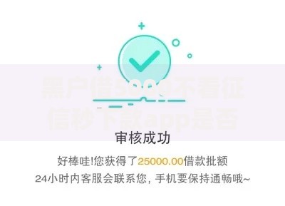黑户借5000不看征信秒下款app是否靠谱？深度解析借款风险与选择策略
