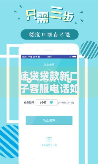 速贷贷款新口子客服电话如何申请及注意事项解析