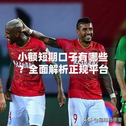 小额短期口子有哪些？全面解析正规平台与申请技巧