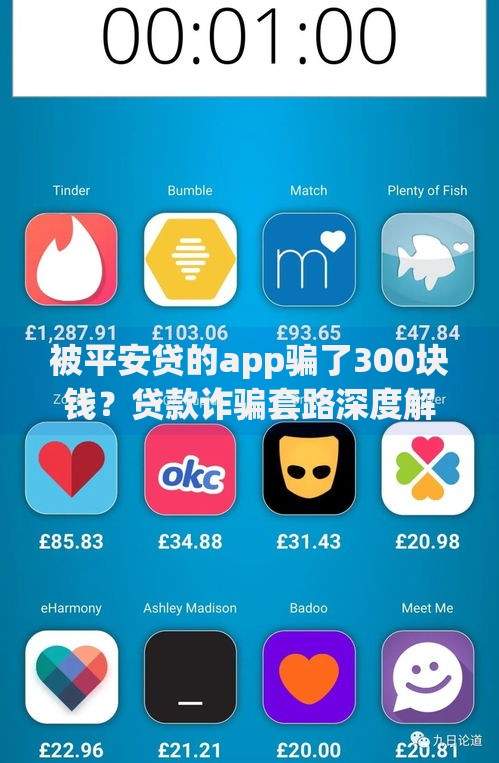 被平安贷的app骗了300块钱？贷款诈骗套路深度解析