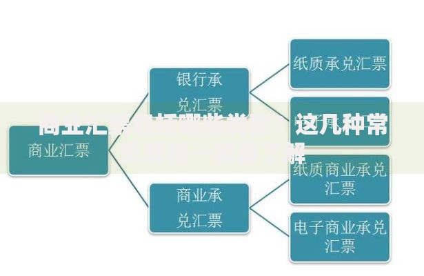商业汇票包括哪些类型？这几种常见票据一定要了解