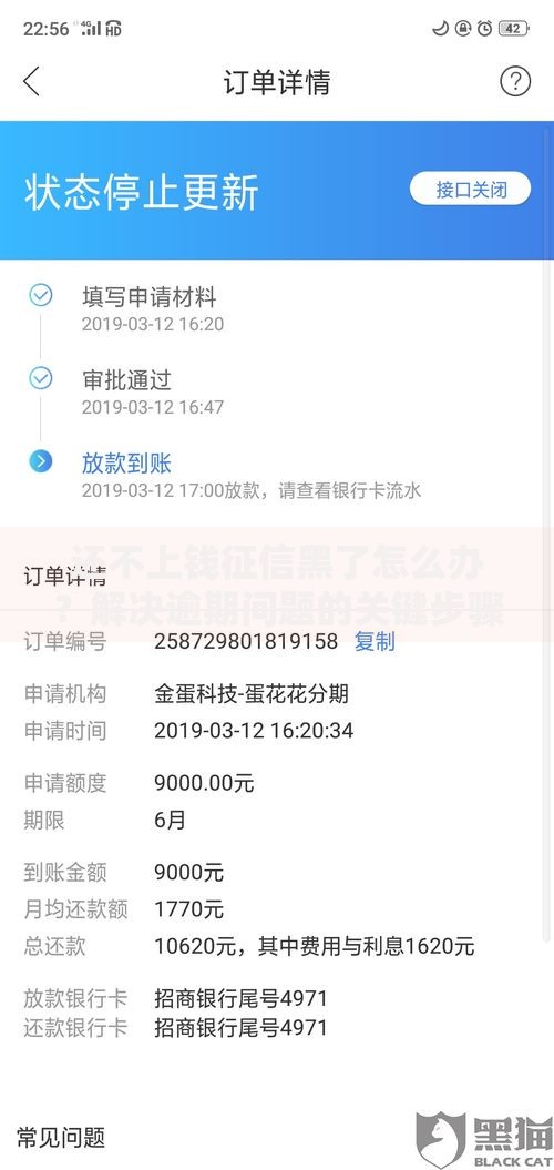 还不上钱征信黑了怎么办？解决逾期问题的关键步骤