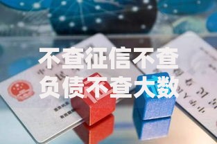 不查征信不查负债不查大数据的网贷：快速放款新选择