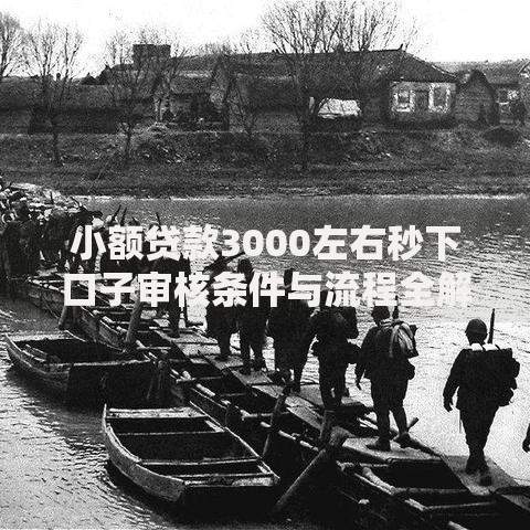 小额贷款3000左右秒下口子审核条件与流程全解析