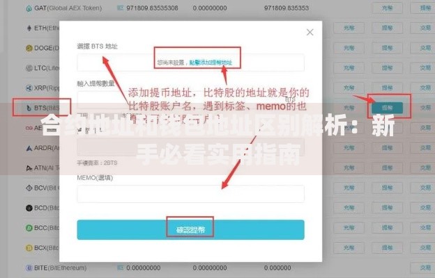 合约地址和钱包地址区别解析：新手必看实用指南