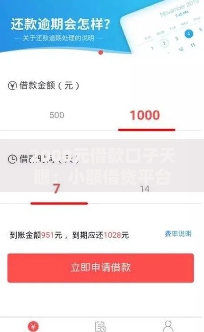 2000元借款口子天眼：小额借贷平台如何避坑？