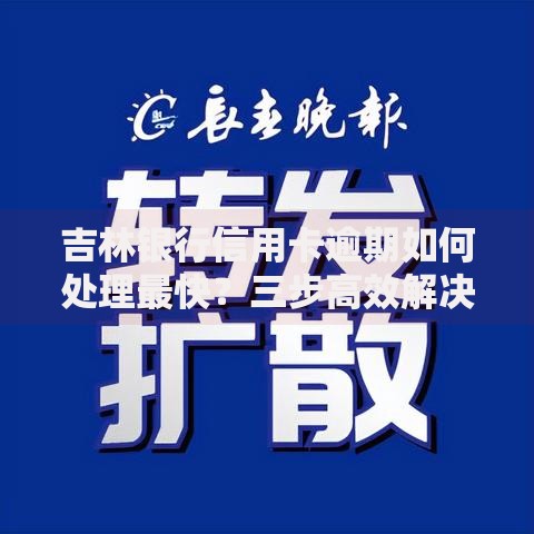 吉林银行信用卡逾期如何处理最快？三步高效解决策略
