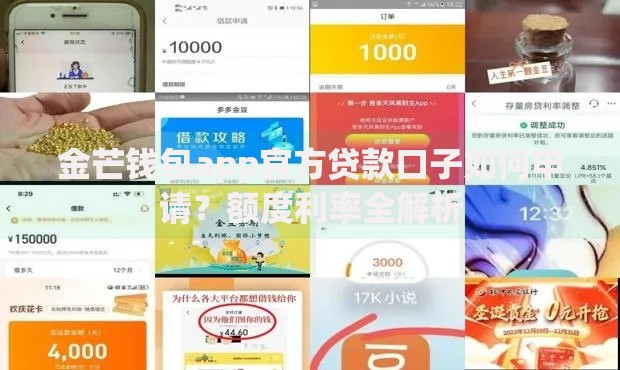 金芒钱包app官方贷款口子如何申请？额度利率全解析