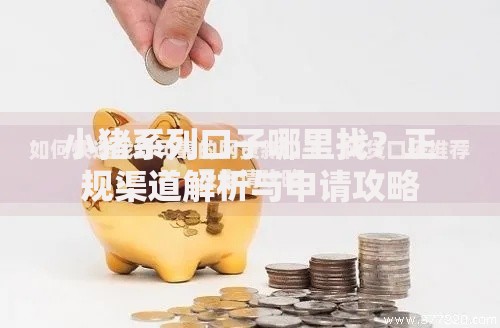小猪系列口子哪里找？正规渠道解析与申请攻略