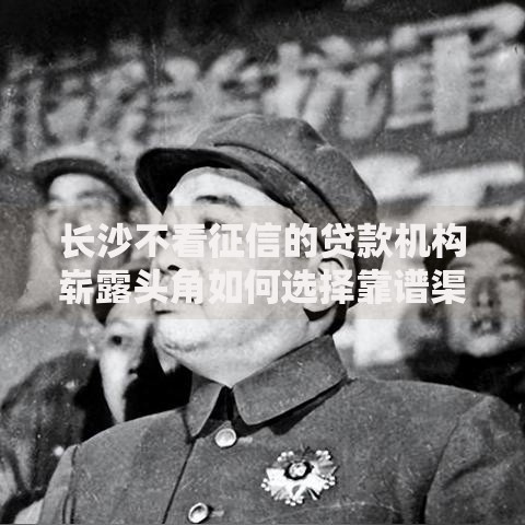 长沙不看征信的贷款机构崭露头角如何选择靠谱渠道？