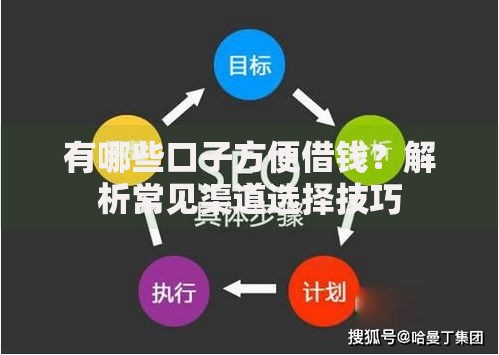 有哪些口子方便借钱？解析常见渠道选择技巧
