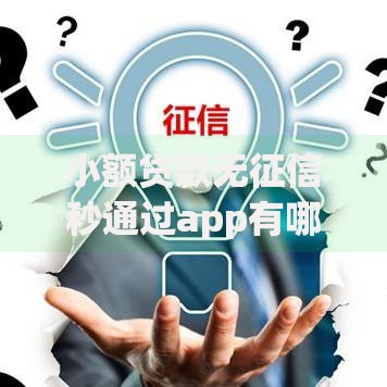小额贷款无征信秒通过app有哪些？如何快速申请到账