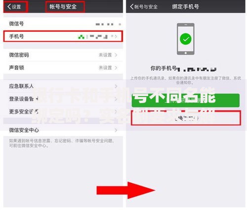 银行卡和手机号不同名能绑定吗？实名制要求与解决方法详解
