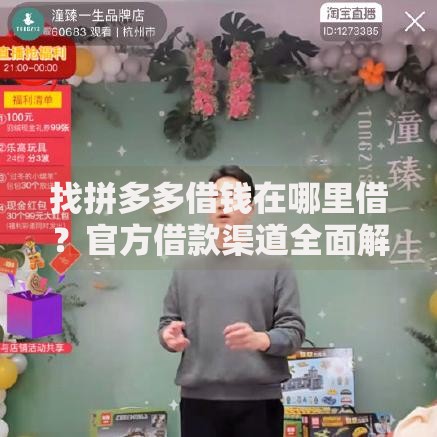 找拼多多借钱在哪里借？官方借款渠道全面解析