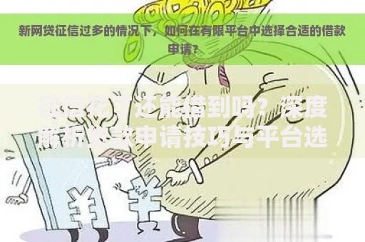 征信花了还能借到吗？深度解析贷款申请技巧与平台选择