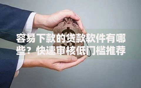 容易下款的贷款软件有哪些？快速审核低门槛推荐