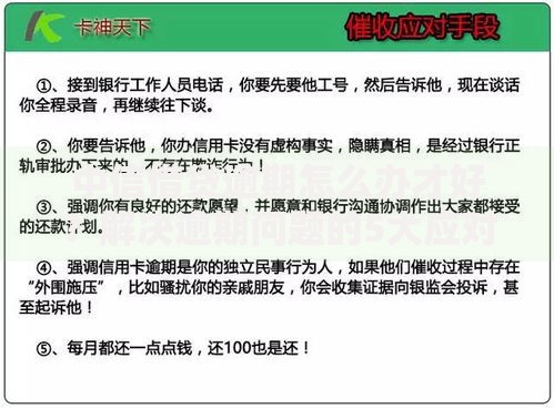 中信借贷逾期怎么办才好？解决逾期问题的5大应对策略