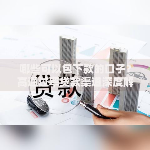 哪些可以包下款的口子？高通过率贷款渠道深度解析