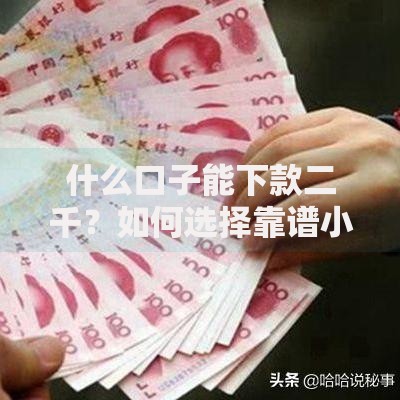 什么口子能下款二千？如何选择靠谱小额借款渠道