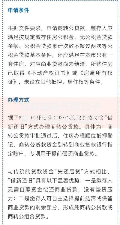 成都最新贷款口子有哪些正规渠道及申请条件